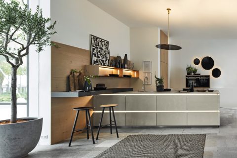 Moderne keuken Portland Saffiergrijs